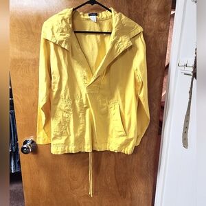 J. Crew Sunflower Yellow Windbreaker XS